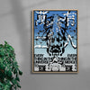 EUMT contemporary wall art print by Hui Hwang - sold by DROOL