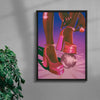 Disco Shoes contemporary wall art print by Paulina Almira - sold by DROOL