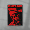 Outlaw contemporary wall art print by Utsav Verma - sold by DROOL