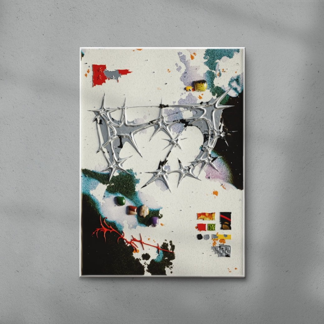 Cold Constellations contemporary wall art print by Kitasavi - sold by DROOL