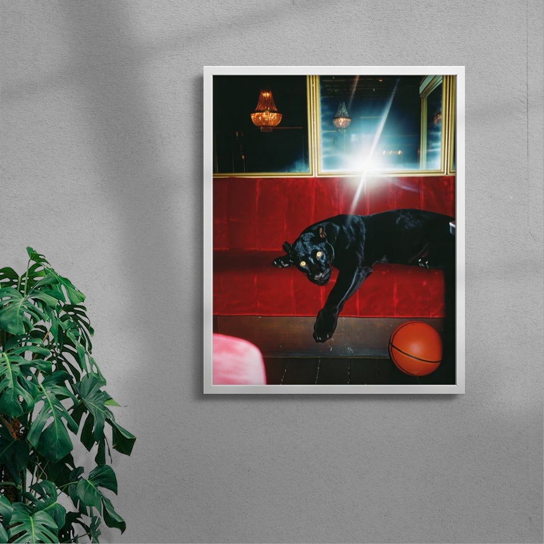 ALL IN. contemporary wall art print by Ces XC - sold by DROOL