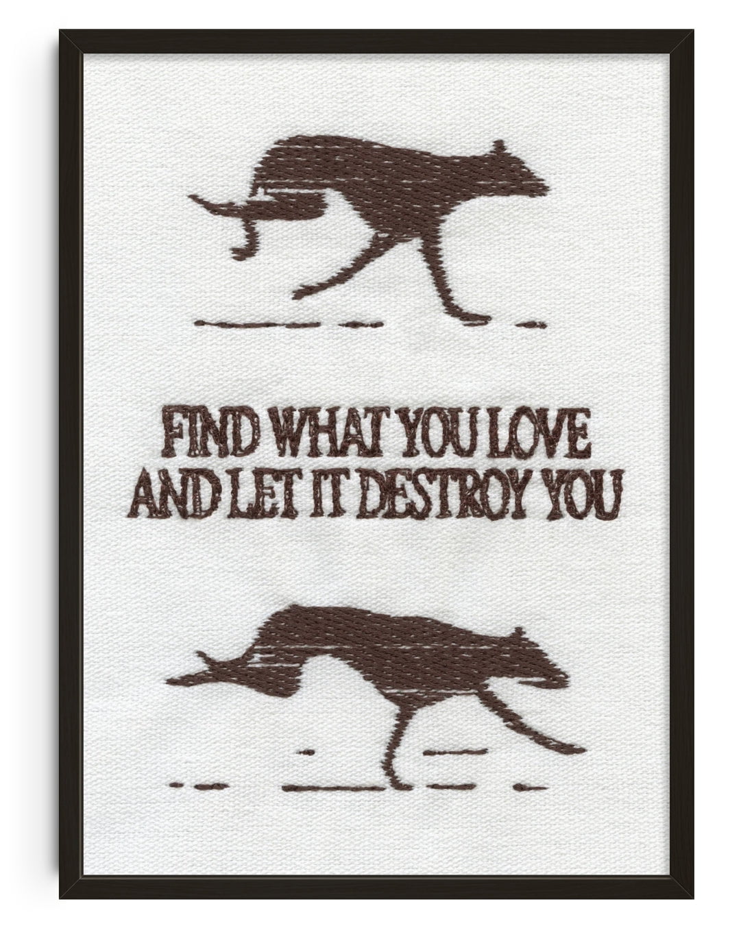 Let It Destroy You contemporary wall art print by Alexander Khabbazi - sold by DROOL
