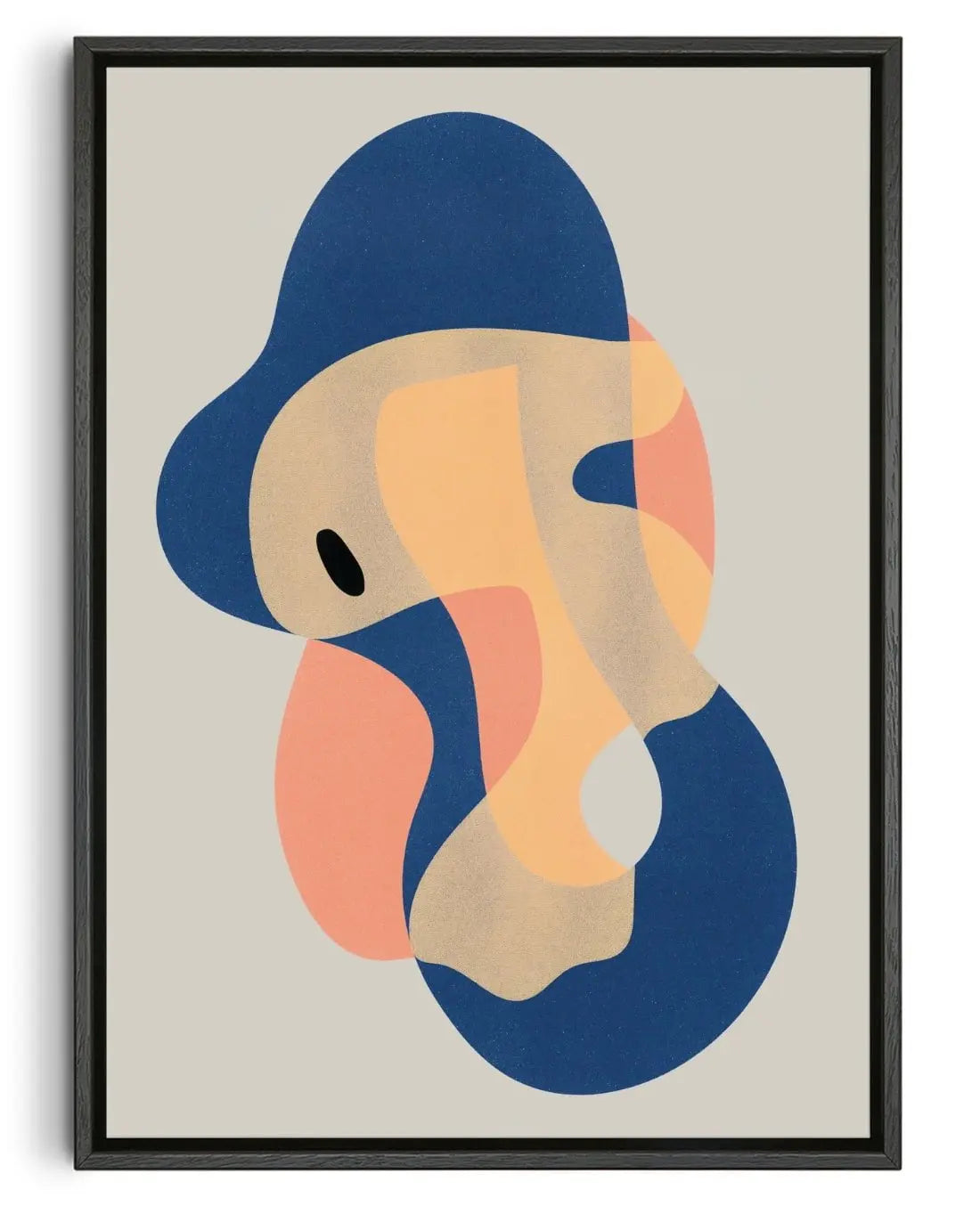 Floating Shapes #1 - Canvas Print by frisk | DROOL Art