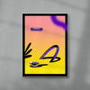 Sunny contemporary wall art print by Tolga Tarhan - sold by DROOL