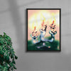 Velas contemporary wall art print by Florencia Pernicone - sold by DROOL