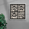How To Stop Worrying contemporary wall art print by Laserblazt - sold by DROOL