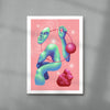 Cosmic Balance contemporary wall art print by Itamar Makover - sold by DROOL
