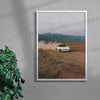 Somewhere contemporary wall art print by Max Viper - sold by DROOL