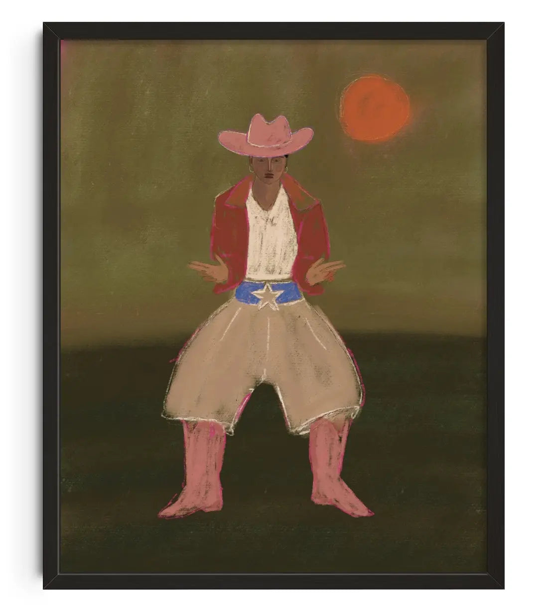 Pieuw Pieuw Green contemporary art print by Studio Vreeken - sold by DROOL