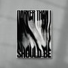 Darker than I should be contemporary wall art print by Roman Post. - sold by DROOL