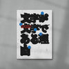 Why letters are letters contemporary wall art print by Ren Morita - sold by DROOL
