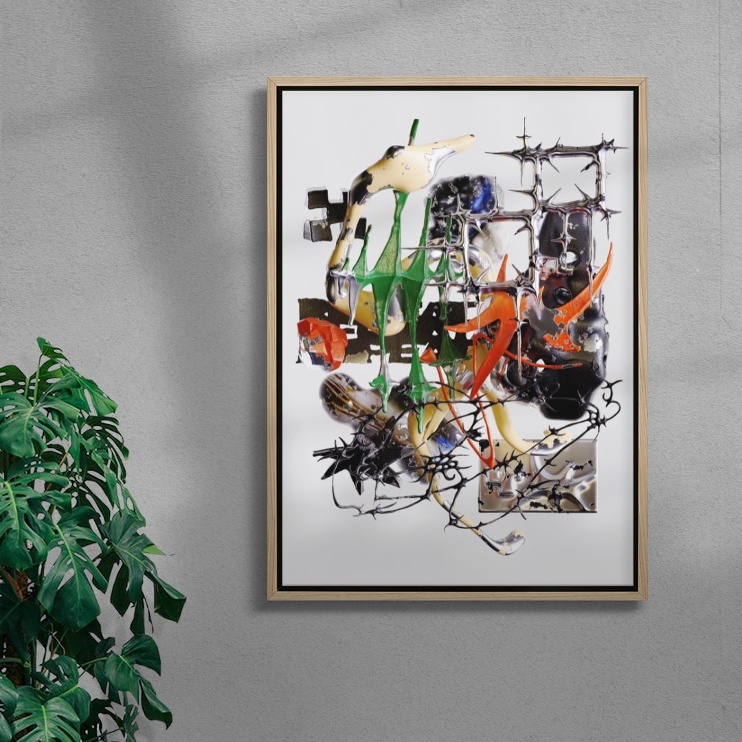 Noise Kit contemporary wall art print by Kitasavi - sold by DROOL