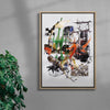 Noise Kit contemporary wall art print by Kitasavi - sold by DROOL