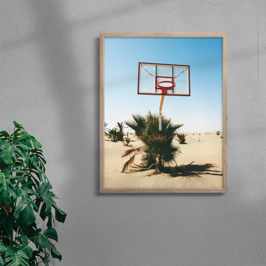 BALL IS LIFE contemporary wall art print by Ces XC - sold by DROOL