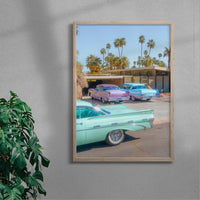 Thumbnail for Palm Springs Paradise contemporary wall art print by Deston Isas - sold by DROOL