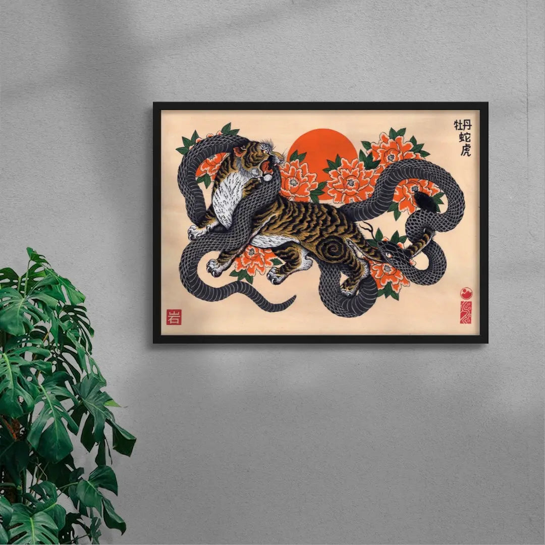 The Tiger, The Serpent & The Peonies
