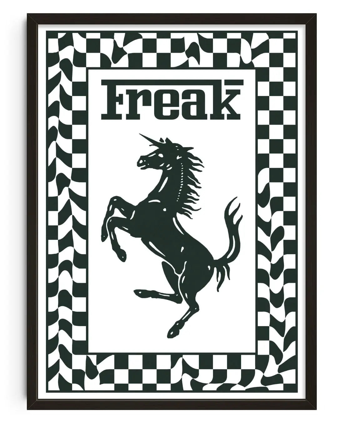 Freak contemporary wall art print by Utsav Verma - sold by DROOL