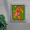 Tiger In Green contemporary wall art print by Kwonny - sold by DROOL