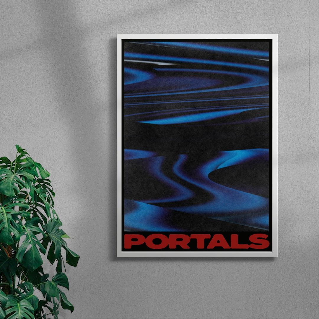 Portals contemporary wall art print by Henry M. - sold by DROOL