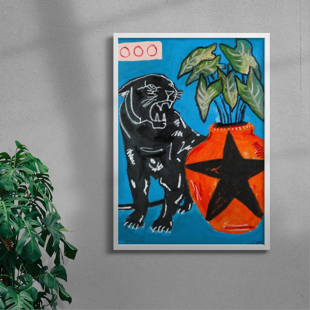 Staying Grounded contemporary wall art print by Caitlin Flood-Molyneux - sold by DROOL