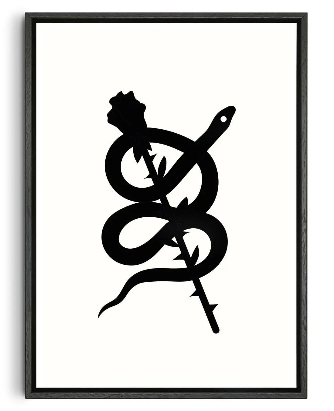Rose contemporary wall art print by Juan Sebastián Rosillo - sold by DROOL