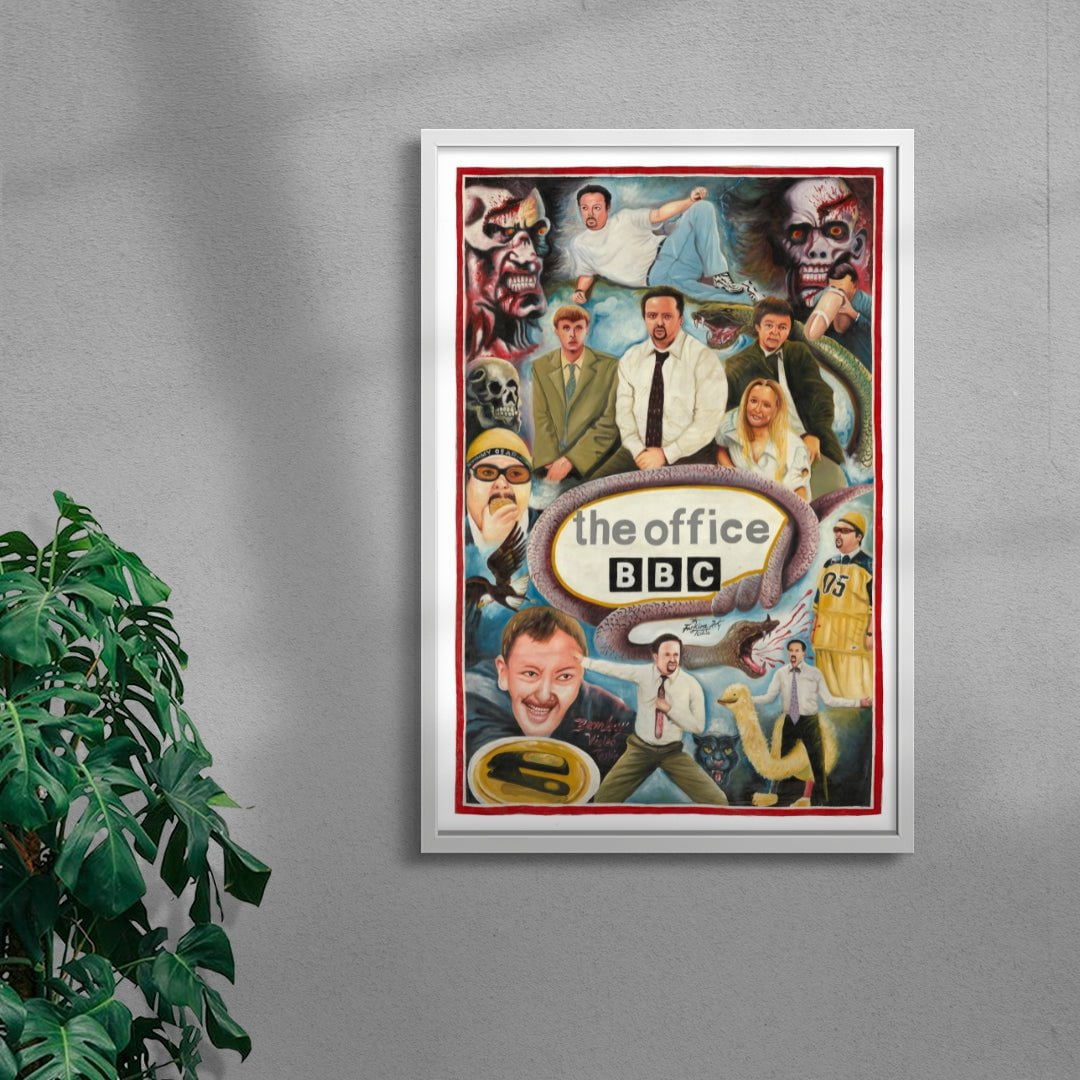 The Office contemporary wall art print by Deadly Prey - sold by DROOL