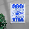 Dolce Vita contemporary wall art print by Paolinoshka - sold by DROOL