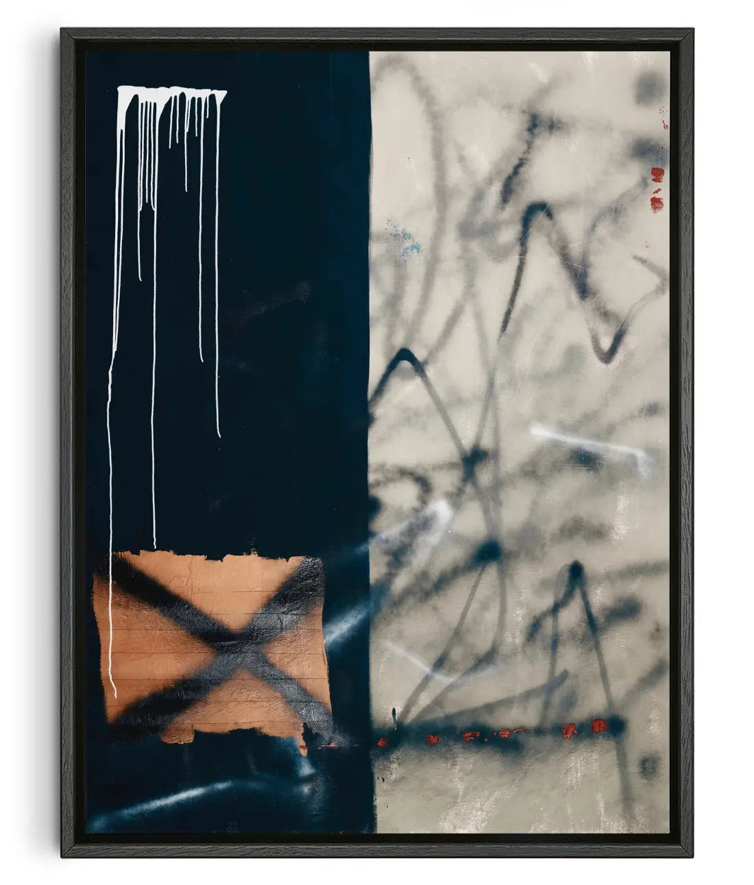 HARD STOP contemporary canvas print by Mike O'Guinn - sold by DROOL