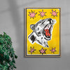 Cougar contemporary wall art print by Caitlin Flood-Molyneux - sold by DROOL
