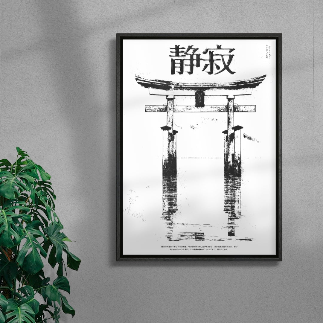 The Essence of Serenity contemporary wall art print by Todd Pham - sold by DROOL