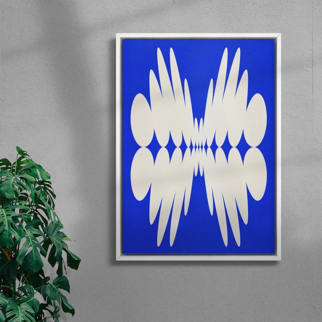 Web-Head 2 contemporary wall art print by Edan Strachan - sold by DROOL