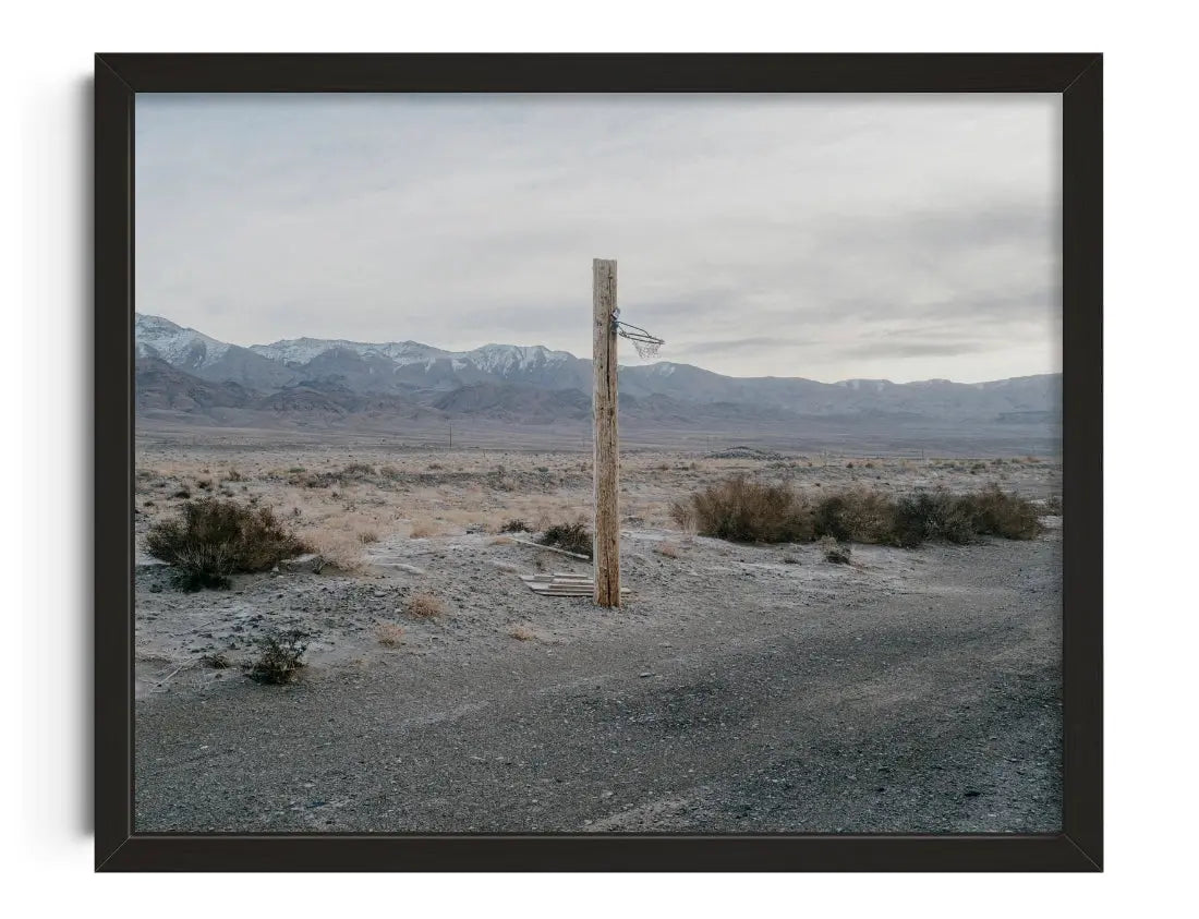 Desert Hoop contemporary wall art print by Alex Cook - sold by DROOL