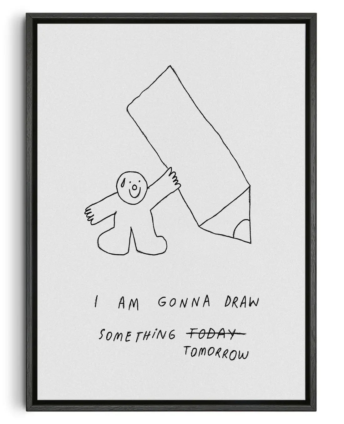 Tomorrow contemporary wall art print by Bianca Beneduci Assad - sold by DROOL