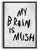 Cargar imagen en el visor de la galería, My Brain Is Mush contemporary wall art print by Dom Russo - sold by DROOL