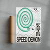 Speed Demon contemporary wall art print by Alexander Khabbazi - sold by DROOL