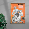 Western contemporary wall art print by Caitlin Flood-Molyneux - sold by DROOL