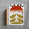 Rusutsu contemporary wall art print by John Schulisch - sold by DROOL