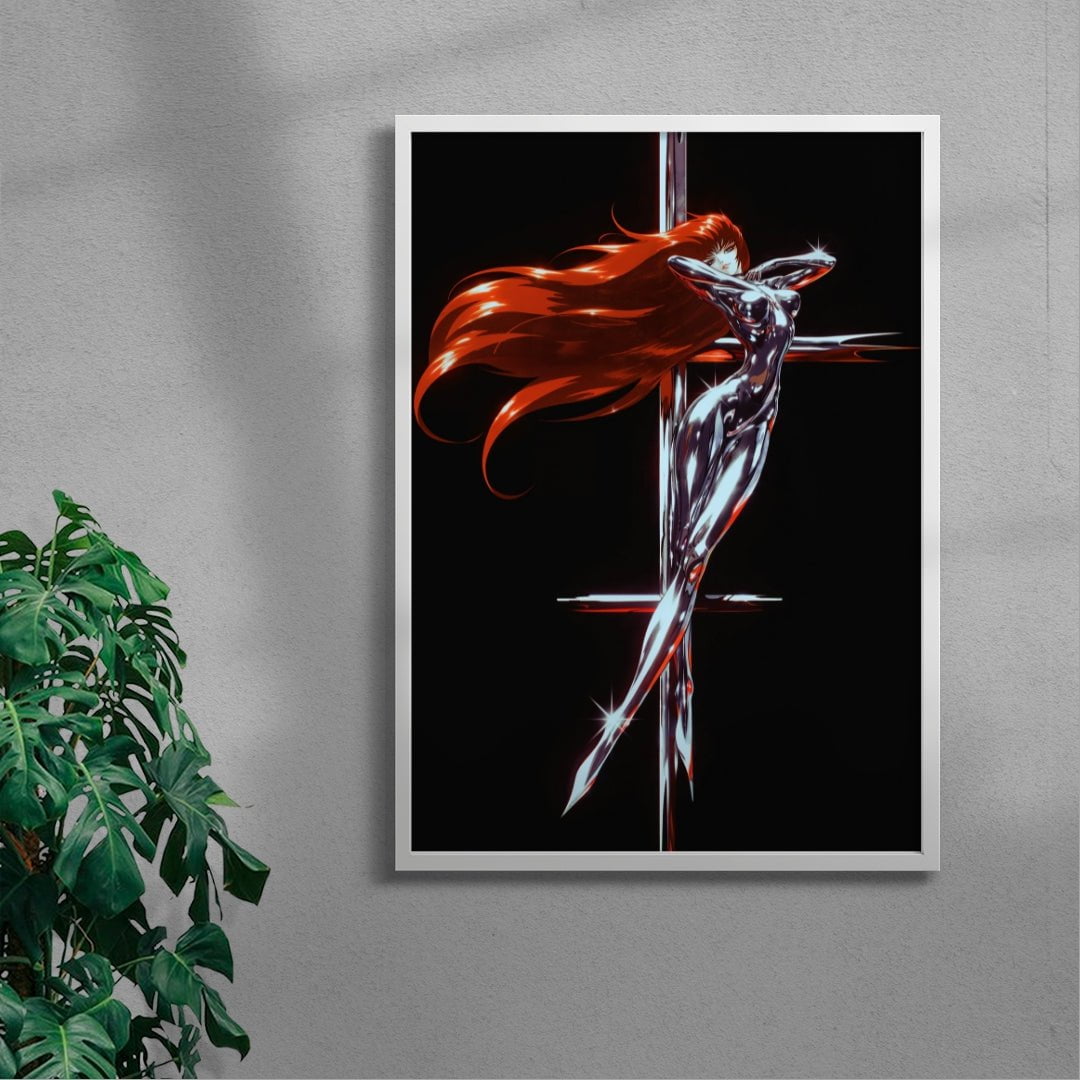 SOUTH OF HEAVEN contemporary wall art print by dolorsilentium - sold by DROOL