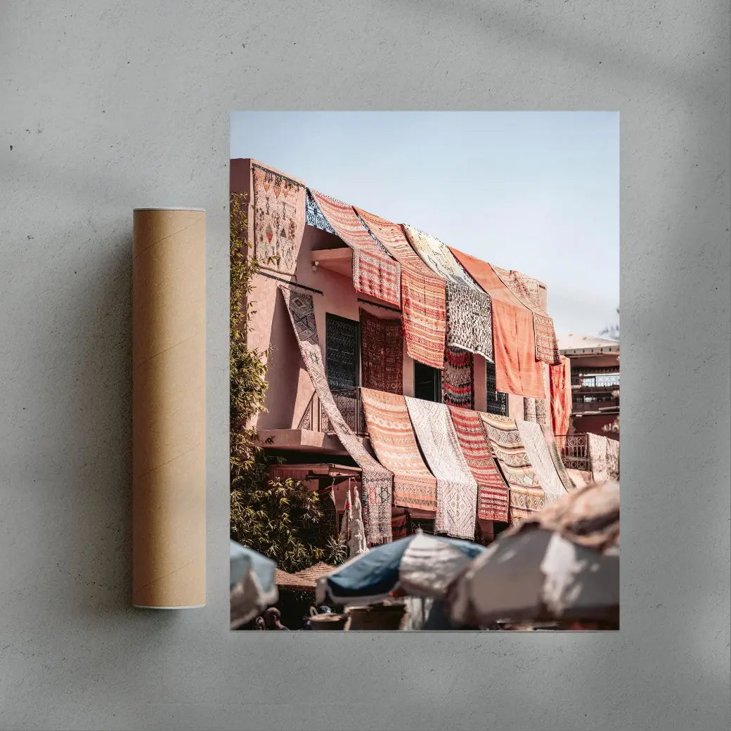 Rugs In The Sun contemporary wall art print by Sebastian Mittermeier - sold by DROOL