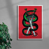 Fear Eats the Soul contemporary wall art print by Othman Zougam - sold by DROOL