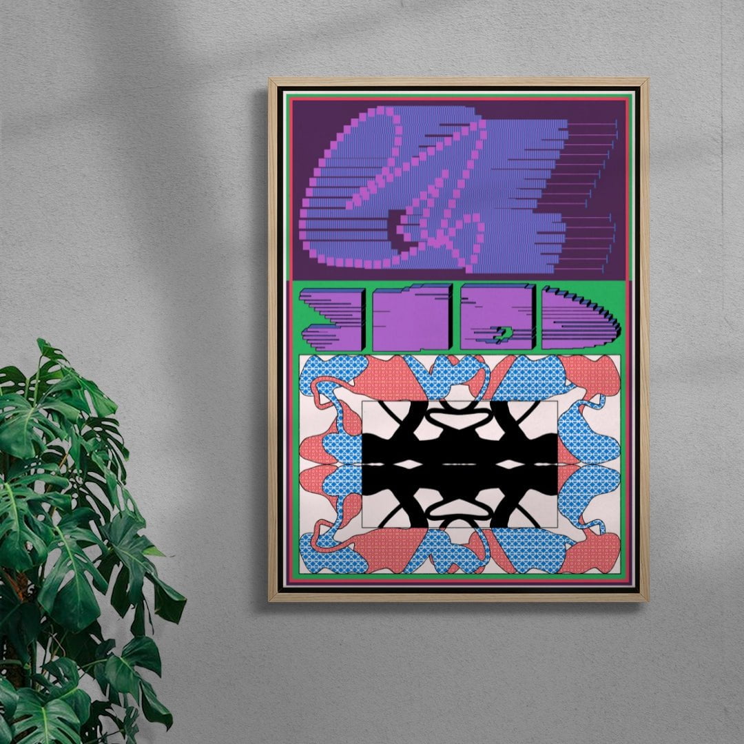 Unconsumed Energy contemporary wall art print by Tristan Huschke - sold by DROOL