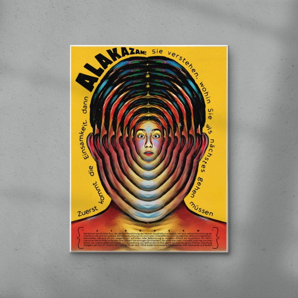 ALAKAZAM contemporary wall art print by Eddie Loughran - sold by DROOL