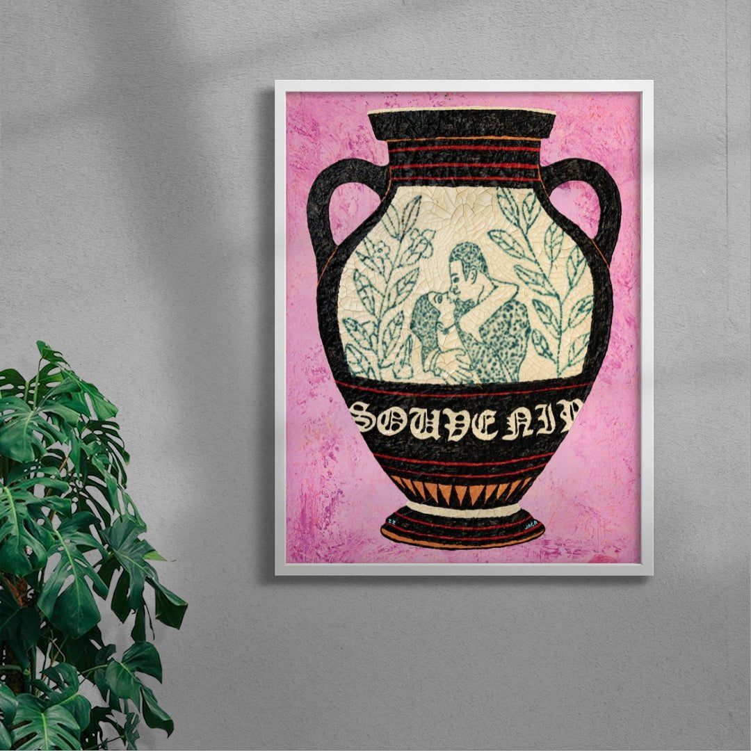 Pot 36 contemporary wall art print by Julien Jaca - sold by DROOL