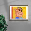 Le retour des amants de Rimini contemporary wall art print by Cépé - sold by DROOL