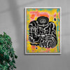 The Schemer contemporary wall art print by LINWENXIN - sold by DROOL