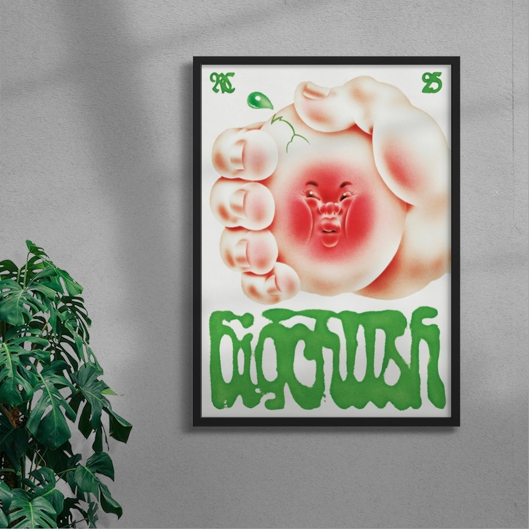 Big Crush contemporary wall art print by River Cousin - sold by DROOL