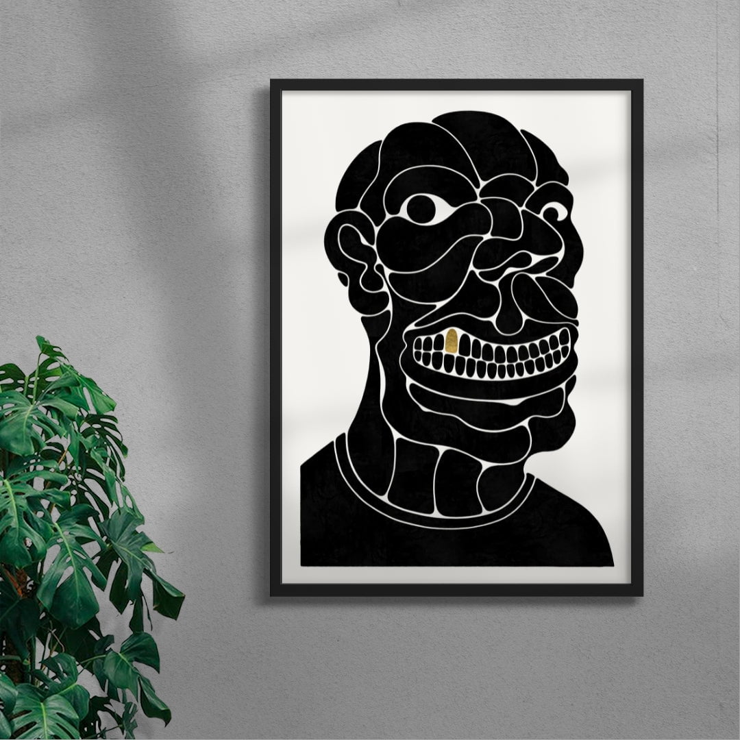 Unseeker contemporary wall art print by Henrik Delehag - sold by DROOL