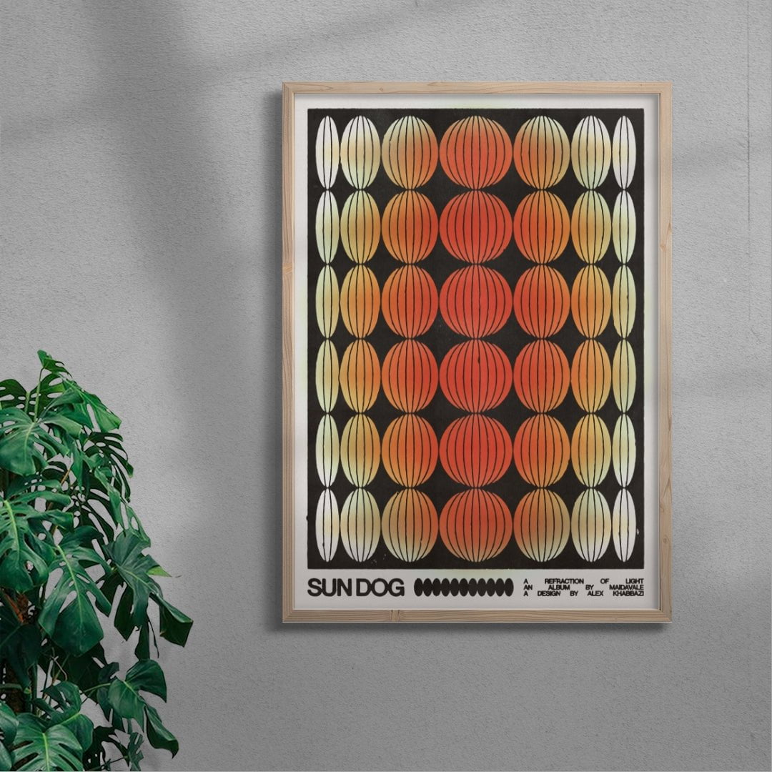 Sundog contemporary wall art print by Alexander Khabbazi - sold by DROOL