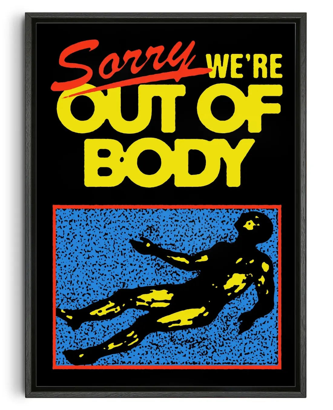 OUT OF BODY contemporary canvas print by Kido - sold by DROOL