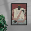 We are Here, No.4 contemporary wall art print by Studio IMO - sold by DROOL
